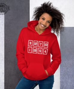 Retired Jersey Number Banners Detroit Red Wings Sweatshirt Detroit Red Wings Hoodie Red Wings Octopus Red Wings Open House