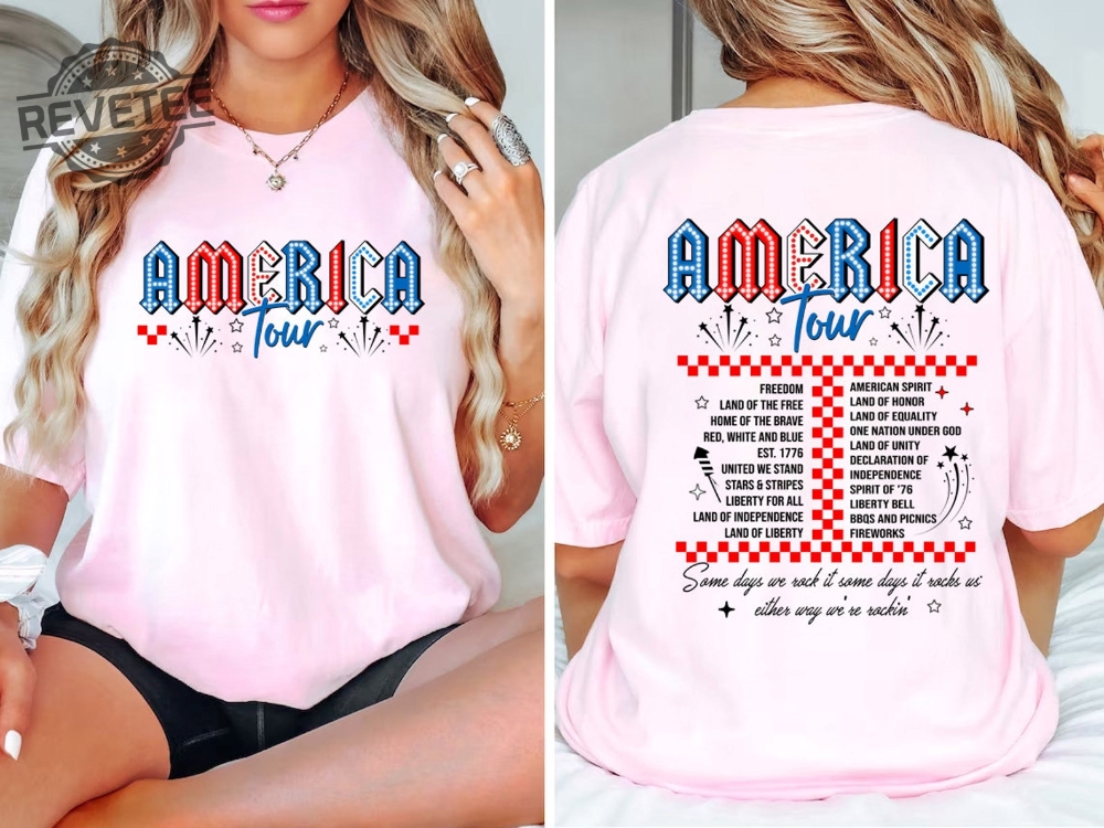 Retro America Tour Shirt 4Th Of July Shirt 1776 Independence Day Shirt American Flag Shirt Memorial Day Shirt Unique Retro America Tour Shirt 4Th Of July Shirt 1776 Independence Day Shirt American Flag Shirt Memorial Day Shirt Unique