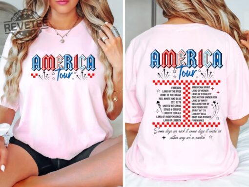 Retro America Tour Shirt 4Th Of July Shirt 1776 Independence Day Shirt Old Navy Patriotic Shirts Memorial Day Shirt Unique