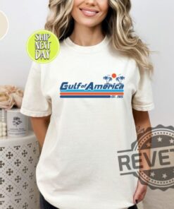 Retro Gulf Of America Est 2025 T Shirt Hoodie Sweatshirt Trump Supporter Tees Gulf Name Change Shirts American Coast Patriotic