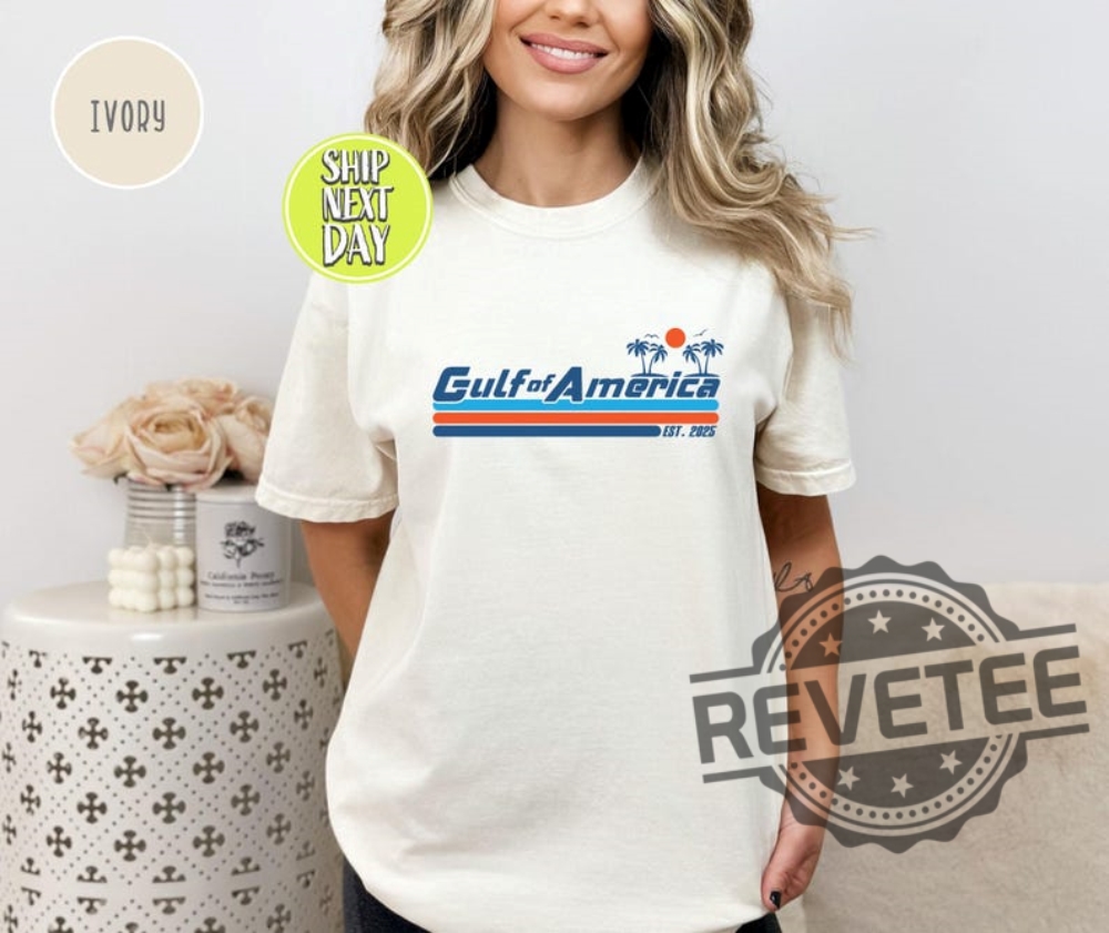Retro Gulf Of America Est 2025 T Shirt Hoodie Sweatshirt Trump Supporter Tees Gulf Name Change Shirts American Coast Patriotic Retro Gulf Of America Est 2025 T Shirt Hoodie Sweatshirt Trump Supporter Tees Gulf Name Change Shirts American Coast Patriotic