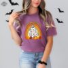 Retro Halloween Spooky Season Shirt Cute Ghost Fall Rainbow Shirt Autumn Halloween Shirt Unique