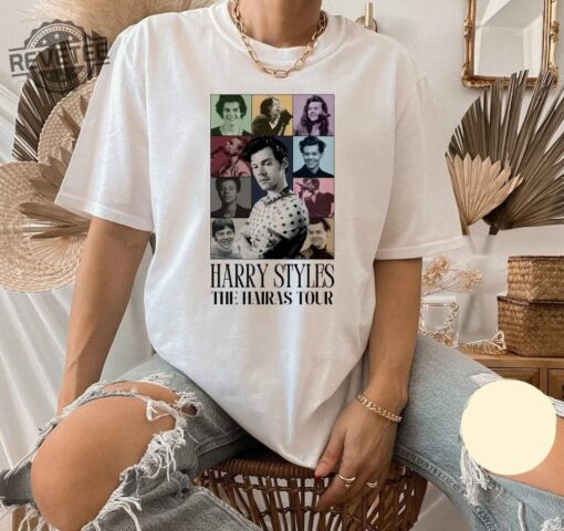 Retro Harry Styles The Eras Tour Shirt The Hairas Tour Unisex Sweatshirt Harry Styles Concert Shirt 2D Taylor Swift Tour Tee unique