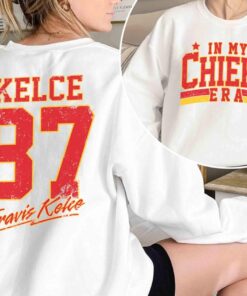 Retro In My Chiefs Era Png Vintage In My Kelce Eras Travis Football Png Loving Him Was Red Chiefs Kelce Football Fan Gifts Digital Download