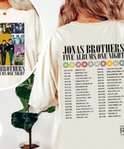 Retro Jonas Brothers The Eras Tour Shirt Jonas Brothers Concert Detroit Little Bird Jonas Brothers Shirts Jonas Brothers Merch Jonas Brothers Tshirt Five Albums One Night Tour New