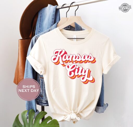 Retro Kansas City Football Shirt Vintage Kansas City Football Shirt Kansas City Football Women Shirt Kansas City Football Toddler Shirt Unique