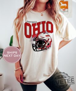 Retro Ohio State Buckeyes Football Shirt Hoodie Sweatshirt Vintage Ohio Football Tee Columbus Ohio Tshirt Sweater Hoodies Unique
