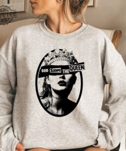 Retro Reputation Sweatshirt God Save The Queen Sweatshirt Taylor Shirt Ts Swiftie Merch Taylors Version Sweatshirt Gift For Swifties Unique