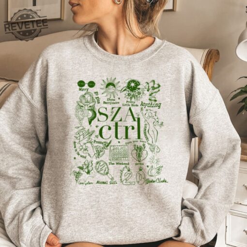 Retro Sza Sweatshirt Sza Ctrl Shirt Sza Merch Sza Sos Tour Shirt 2023 Sza Favorite Songs Shirt Gift For Sza Fans Music Lovers Unique