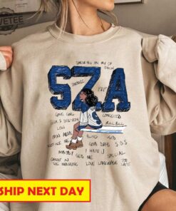 Retro Sza Sweatshirt Sza Shirt Good Days Sza Merch Sza Sos Tour Shirt 2023 Sza Sos Album Shirt Gift For Sza Fans Music Lovers Love Galore Lyrics Unique