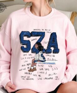 Retro Sza Sweatshirt Sza Shirt Good Days Sza Merch Sza Sos Tour Shirt 2023 Sza Sos Album Shirt Gift For Sza Fans Music Lovers Unique