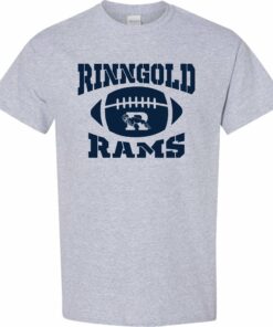 Ringgold Rams Squeeze Football T-Shirt