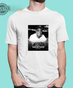 Rip Willie Mays T Shirt Rip Willie Mays San Francisco Giants Shirt