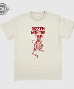 Rizz Em With The Tism Unisex Heavy Cotton Tee Unique Rizz Em With The Tism Shirt