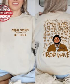 Rod Wave Nostalgia Album 2 Side Shirt Rod Wave Shirt Nostalgia 90S Rap Music Shirt Rod Wave Great Gatsby Trending Shirt Gift For Fans Unique