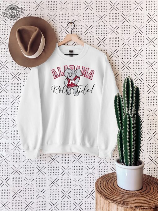 Roll Tide Sweatshirt Alabama Crimson Tide Football Shirt Alabama Shirt College Football Gear Bama Nation Shirt Tide Pride Shirt Unique