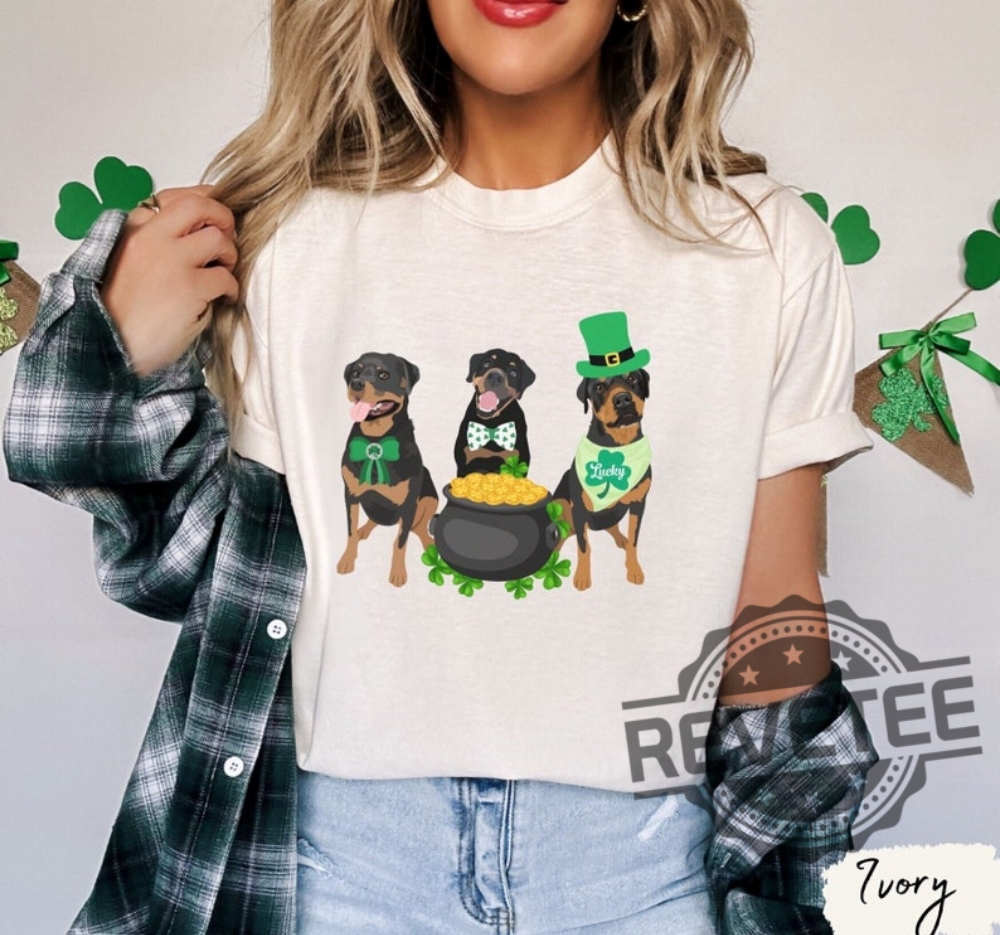 Rottweiler St Patricks Day T Shirt Rottweiler St Patricks Day T Shirt