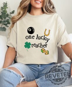 Saint Patricks Day One Lucky Teacher T Shirt With Funny Kanye West And Taylor Swift Retro Design Featuring Lucky Yeezy Reference