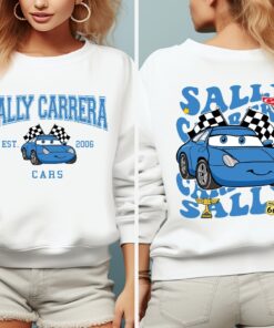 Sally Carrera Cars On The Road Shirt Disneyland Cars Movie Sweatshirt Cars Sally Carrera Tee Radiator Spring Shirt Unique