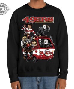 San Francisco 49Ers Halloween Sweatshirt San Francisco 49Ers Cheerleaders San Francisco 49Ers Play By Play San Francisco 49Ers Quarterbacks 2023 Sf 49Ers Halloween Horror Nights