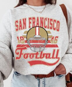 San Francisco Football Crewneck Sweatshirt Tshirt Vintage 49Ers Shirt 49Ers Game Today