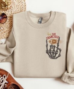 San Francisco Football Sweatshirt Gift For San Francisco Sports Fan San Fran Crewneck San Francisco Game Day Tshirt San Fran Apparel
