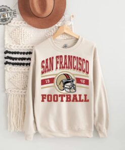 San Francisco Football Sweatshirt Unisex San Francisco Football Sweatshirt Vintage Style San Francisco Football Shirt Sunday Football Unique