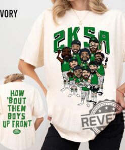 Saquon Barkley 2K Sa Tshirt Hoodie Sweatshirt How Bout Them Boys Up Front Shirts Tee Gift For Fan Retro Philadelphia Eagles Apparel Unique