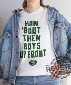 Saquon Barkley Eagles How Bout Them Boys Up Front Tshirt Hoodie Sweatshirt Retro Eagles Apparel Sweater Pullover Hoodies Unique