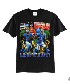 Sonic And Knuckles Detroit Lions Gibbs And Monty T Shirt Hoodie Sweatshirt Gift For Fan Gift For Her Gift For Him Unique