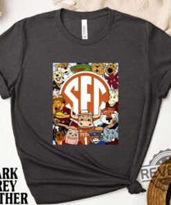 Southeastern Conference Sec Mascot College Football Shirt Sweatshirt Hoodie Southeastern Conference Mascots Tee Gifts 16 Football Mascots