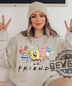 Spongebob Friends Sweatshirt Hoodie Tshirt Tee Gift For Fan Vintage Patrick Star And Frend Sweater Hoodies Unique