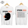 Spoon 2024 Tour Shirt Spoon Band Fan Shirt Spoon 2024 Concert Shirt Unique