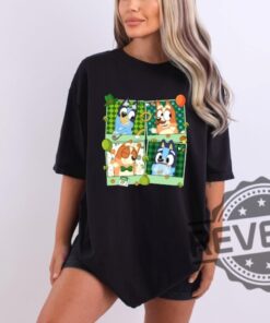 St Patricks Day Bluey T Shirt Hoodie Sweatshirt Tee Gift For Men Women Fun Irish Celebration Shamrock Crewneck Unique