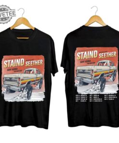 Staind 2024 Tailgate Tour Shirt Staind Band Fan Shirt Tailgate 2024 Concert Shirt Staind 2024 Concert Shirt Unique