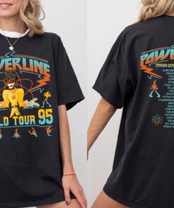 Stand Out Tee Powerline 95 Shirt Retro Disney A Goofy Movie Powerline Stand Out World Tour 95 Shirt Disneyland Trip Unique