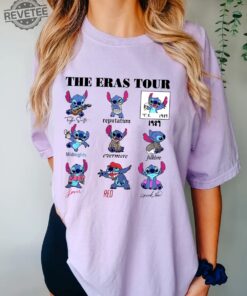 Stitch The Eras Tour Shirt Stitch Shirt Disney Eras Tour Shirt Lilo And Stitch Shirt Kids Stitch Shirt Unique