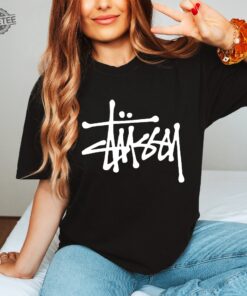 Stussy Printed T Shirt Streetwear Tshirt Tee Trendy Shirt Unique