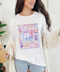 Summer Carnival 2024 Tour Shirt Pink Tour Merch Gift For Fan Pink Album Track List Just Like Fire So What Who Knew Unique