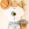 Sunflower Ukraine Hoodie Sweatshirt Pray For Freedom Support Tee