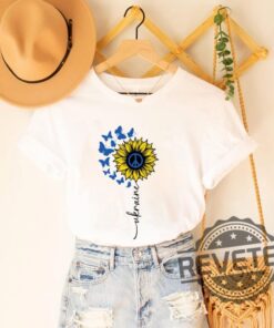 Sunflower Ukraine Hoodie Sweatshirt Pray For Freedom Support Tee
