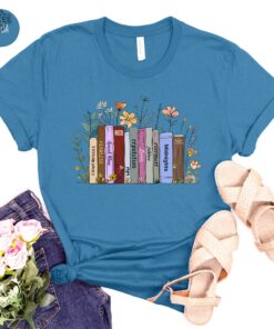 Swiftie Shirt Taylor Eras Shirt Taylor Swift Albums As Books Swiftie Tee Shirt For Swiftie Taylor Swift Merch Unisex Cotton Tee Unique