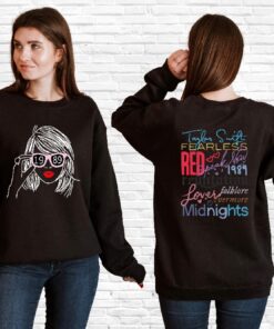 Swiftie Sweatshirt Taylor The Eras Tour Sweatshirt New Eras Tour Concert Sweatshirt Swiftie Fans Sweater Ts Lover Front Back Sweatshirt Unique