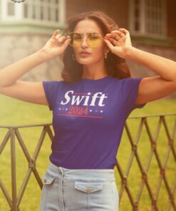 Swifty For Pres 2024 Funny Election Concert Outfit Humor Cute T Shirt Hoodie Sweatshirt Unique
