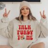 Talk Purdy To Me Sweatshirt Sf 49Ers Football Crewneck Retro Niners Tshirt Niners Hoodie 49Ers Fan Gift Talk Purdy To Me Shirt
