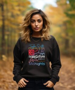 Taylor Albums Sweatshirt Swiftie Sweatshirt Taylors Albums Hoodie Taylor Swift Album Covers Taylor Swifts Newest Album Unique
