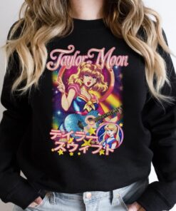 Taylor Moon Shirt Anime Graphic Cartoon Shirt Swift Shirt Unique