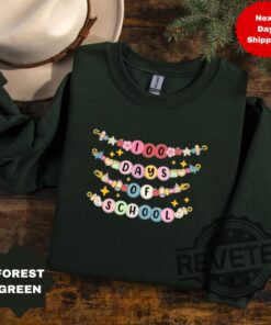 Taylor Swift 100 Days Of School Sweatshirt T Shirt Hoodie Tee Gift For Swiftie Back To School Gifts Teacher Crewneck Pullover Unique