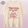 Taylor Swift Karma Is A Cat T Shirt Embrace The Comfy And Fashionable Vibes With This Swiftie Merch Shirt Taylor Swift Eras Tour Shirt Unique