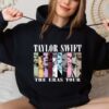 Taylor Swift Sweatshirt The Eras Tour Sweatshirt Vintage Taylor Swift Hoodie Girls Taylor Swift Sweatshirt Eras Tour Song List Unique